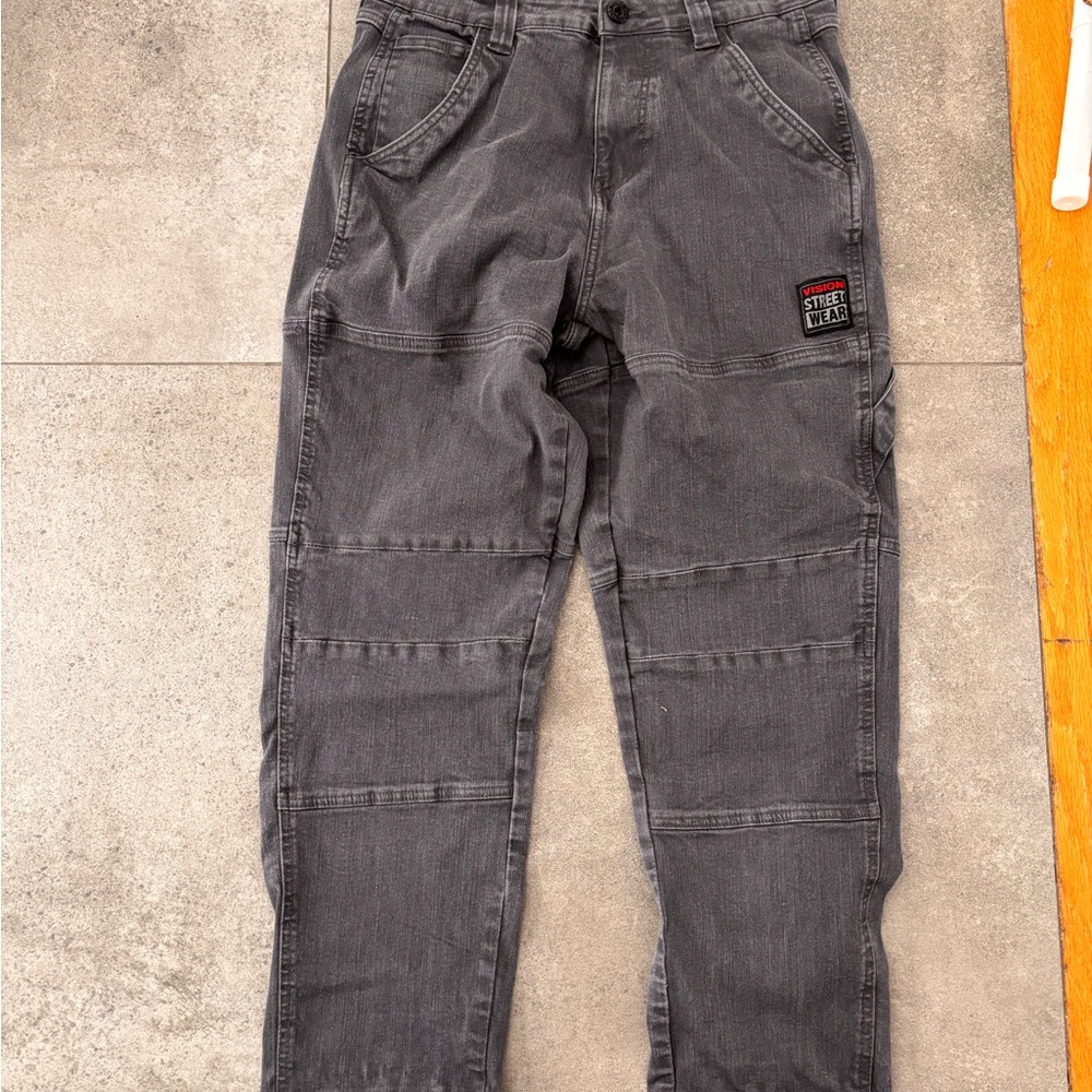 Gray Streetwear Cargo Pants
